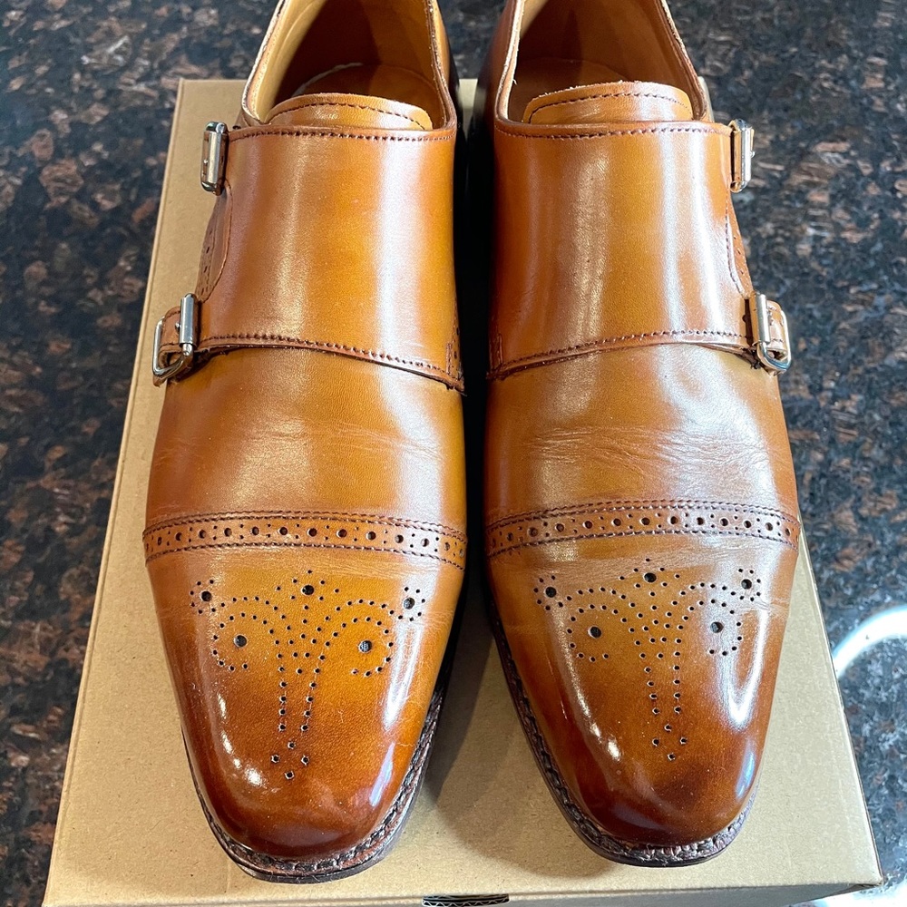 Allen Edmond St.Johns Monk Strap | Walnut | Sz 9.5